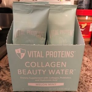 Vital proteins beauty water- melon mint 9 packets
